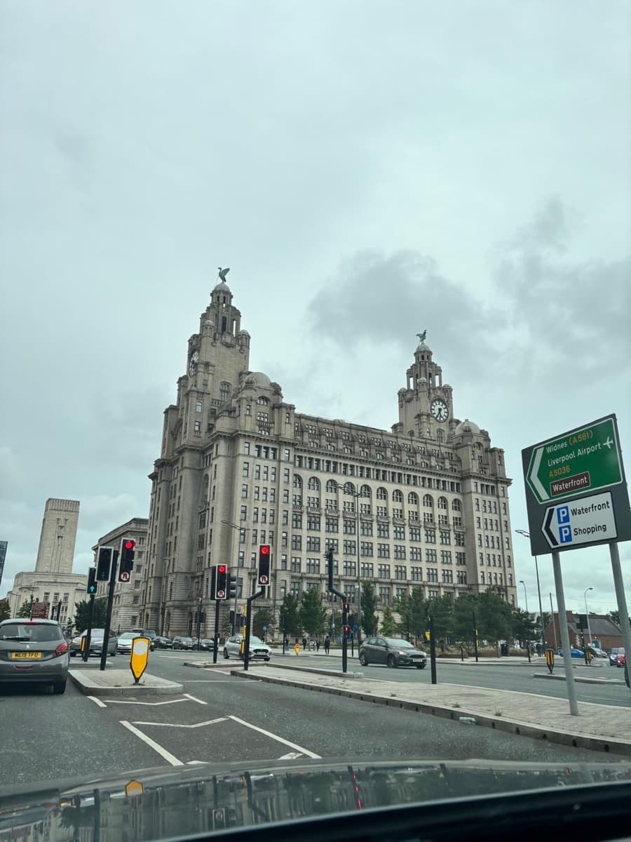 Liverpool city skyline representing local business support